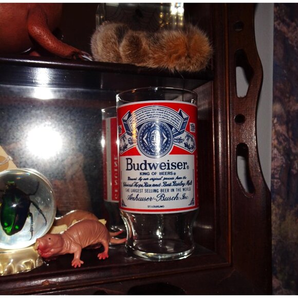 Vintage Budweiser King of Beers Glass Anheuser Busch - Picture 8 of 11